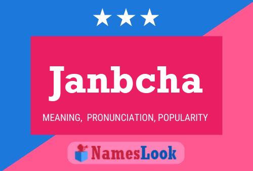 Janbcha Name Poster