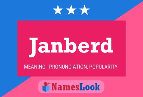 Janberd Name Poster