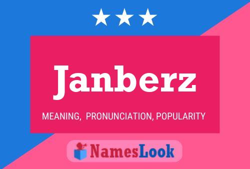 Janberz Name Poster