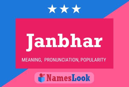 Janbhar Name Poster