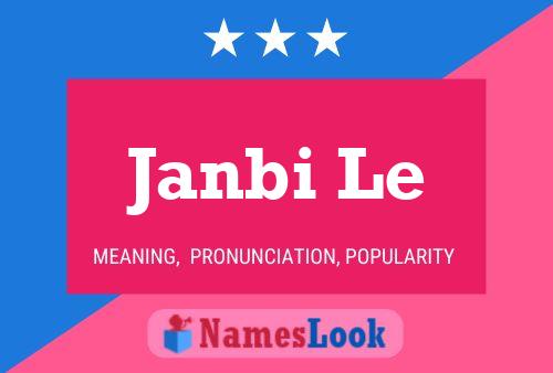 Janbi Le Name Poster