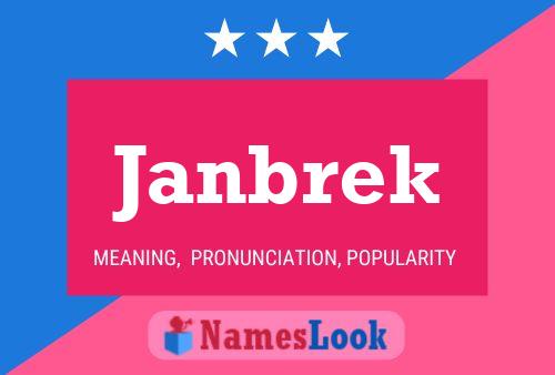 Janbrek Name Poster