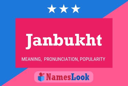 Janbukht Name Poster