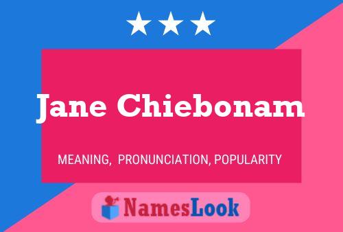 Jane Chiebonam Name Poster