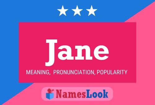 Jane Name Poster