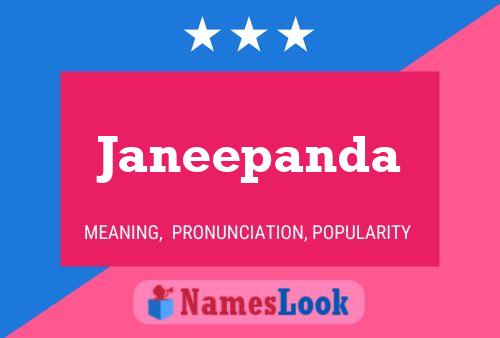 Janeepanda Name Poster