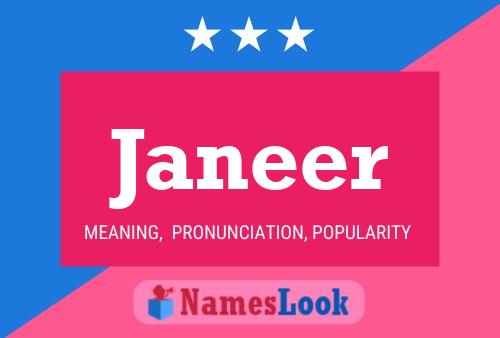 Janeer Name Poster