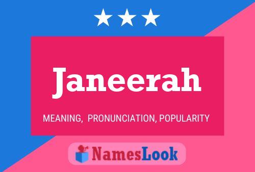 Janeerah Name Poster