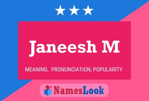 Janeesh M Name Poster