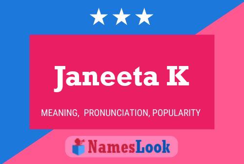 Janeeta K Name Poster