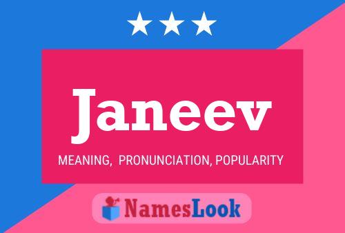 Janeev Name Poster