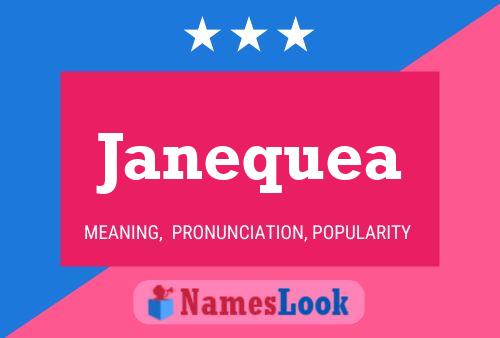 Janequea Name Poster