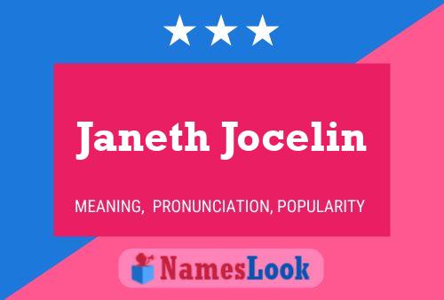 Janeth Jocelin Name Poster