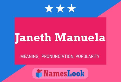 Janeth Manuela Name Poster