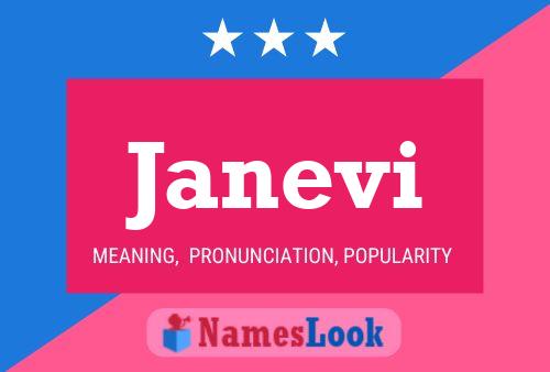 Janevi Name Poster