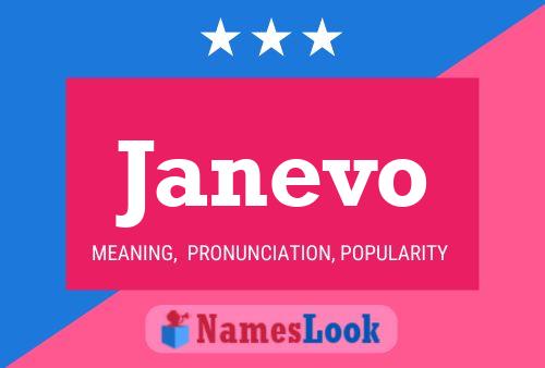 Janevo Name Poster