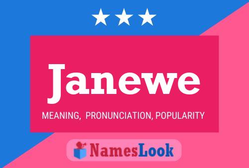 Janewe Name Poster