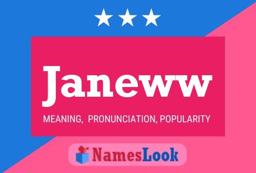 Janeww Name Poster