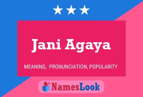 Jani Agaya Name Poster