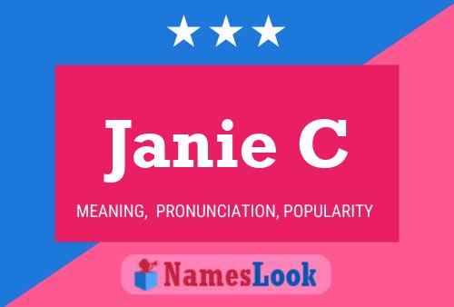 Janie C Name Poster