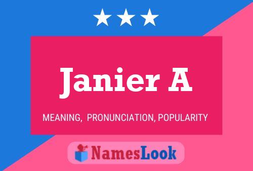 Janier A Name Poster