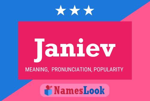 Janiev Name Poster