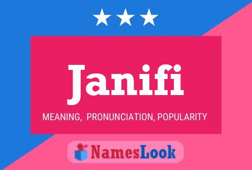 Janifi Name Poster