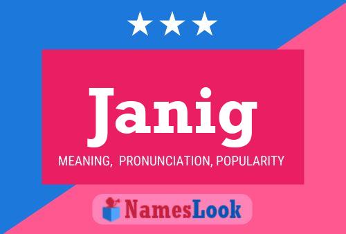 Janig Name Poster