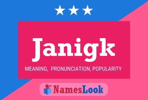 Janigk Name Poster