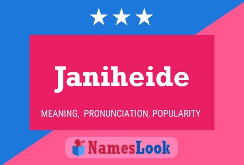 Janiheide Name Poster