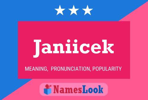 Janiicek Name Poster