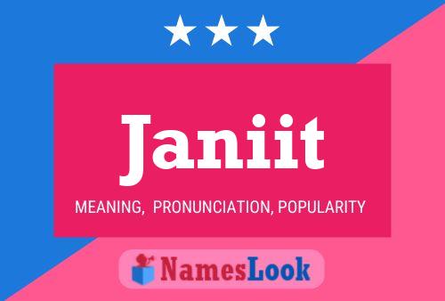 Janiit Name Poster