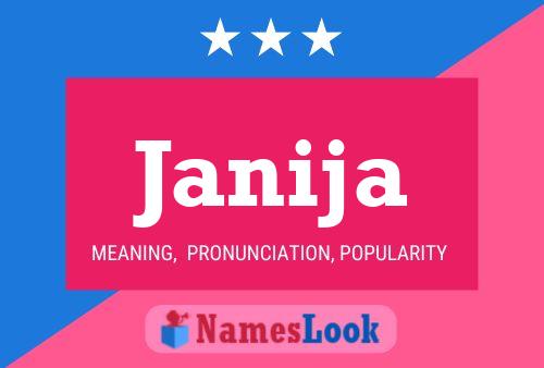 Janija Name Poster