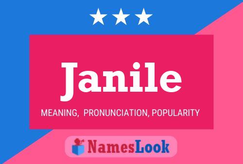 Janile Name Poster