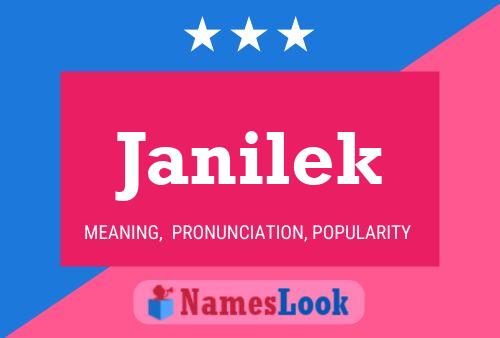 Janilek Name Poster