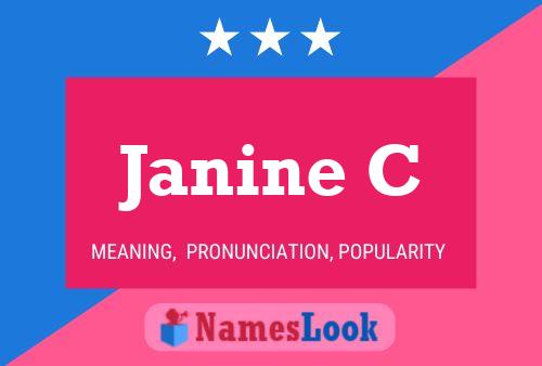 Janine C Name Poster