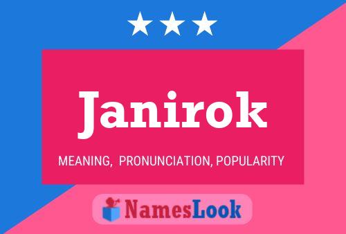 Janirok Name Poster