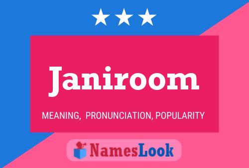 Janiroom Name Poster