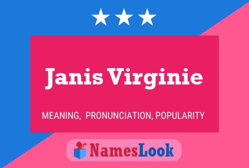 Janis Virginie Name Poster