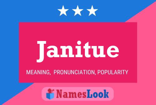 Janitue Name Poster