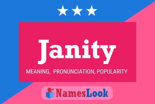 Janity Name Poster