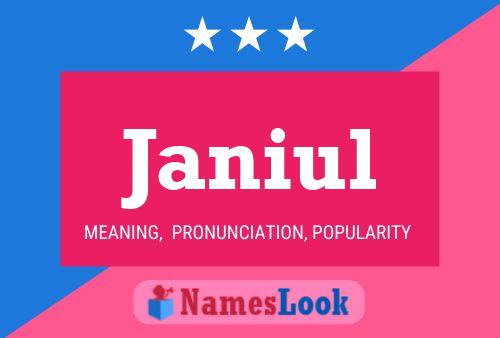 Janiul Name Poster