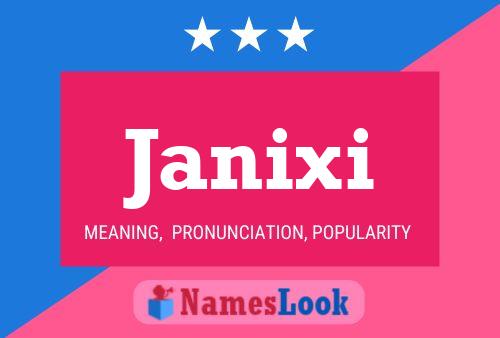 Janixi Name Poster