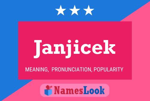 Janjicek Name Poster