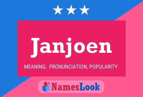 Janjoen Name Poster