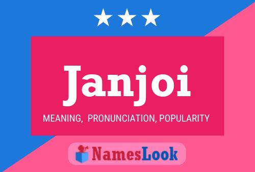 Janjoi Name Poster