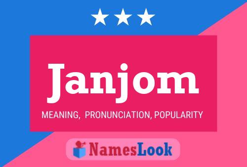 Janjom Name Poster