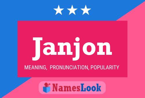 Janjon Name Poster