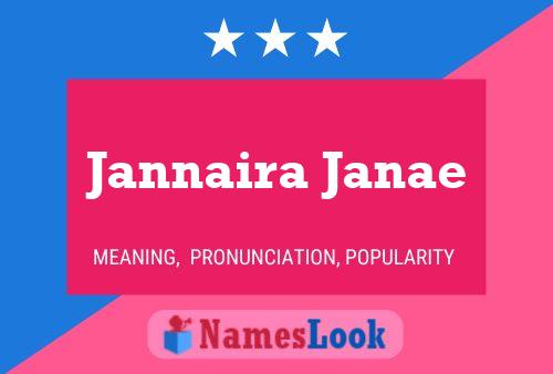 Jannaira Janae Name Poster