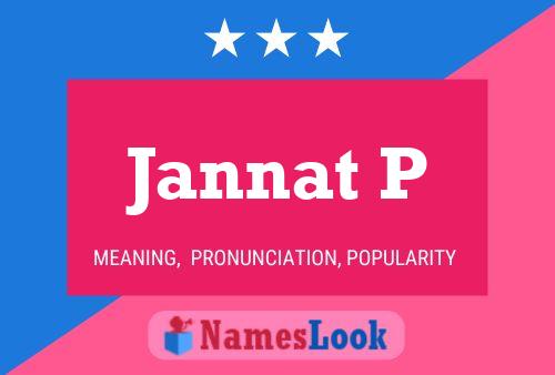 Jannat P Name Poster